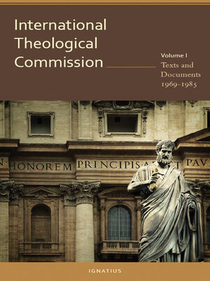 cover image of International Theological Commission